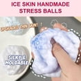 thumbnail image 4 of Crunchy Squishy Noisy Stress Balls Ice Skin Fidget Sensory Toys,Crunchy Stress Ball, Slow Rise Squishy Fidget Toy for Anxiety Relief, Handmade Moldable Squeeze Ball for Kids Adults(Orange*1), 4 of 7