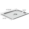 thumbnail image 7 of TrueCraftware- Half Size Slotted Stainless Steel Anti-Jamming Steam Pan Cover 24 Gauge- Notched Anti-Jam Steam Table Pan Lid Catering Metal Food Pan Cover for Restaurant Events Catering, 7 of 7