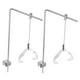 thumbnail image 3 of 2 soportes para luz de acuario: Soporte para iluminación de pecera, accesorio ajustable para lámpara LED acuática, color plata, 20 m x 40 m, 3 of 7