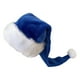 thumbnail image 2 of SUSUchens Gorro de Papá Noel para adultos, unisex, de terciopelo, cómodo, extra grueso, para Navidad, Año Nuevo, festivo, fiesta, decorativo, azul real, 2 of 8