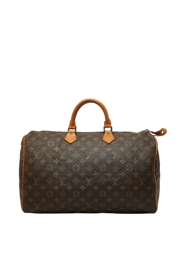 Pre-Owned Louis Vuitton Monogram Speedy 40 Handbag/Boston Bag/Travel Bag M41522 Brown... (Fair)