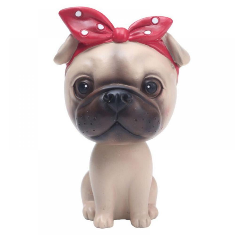 Car Ornament Cute Shaking Head Dog Nodding Puppy Doll Automobiles Dashboard D… 