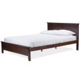 thumbnail image 1 of Schiuma Wood  Full Panel Bed in Cappuccino, 1 of 4