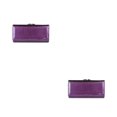 thumbnail image 4 of Sonducket Cartera larga de cuero para mujer, bolsillo para monedas, cambio de dinero, monedero, tarjetero de crédito, débito, bolso de mano, Púrpura 2piezas, 4 of 6