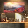 thumbnail image 1 of Forêt de Plage Rouge dans les Carpates - Impression sur Toile Photographie de Paysage, 1 of 3