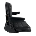 thumbnail image 3 of Black Seat with Adjustable Backrest for klift, Excavator, Tractor, Telehandler, 3 of 10