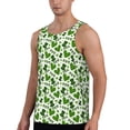 thumbnail image 2 of Fotbe St. Patrick's Day Pattern Men's Quick Dry Workout Tank Top Gym Muscle Tee Fitness Bodybuilding Sleeveless T Shirt Breathable Workout Shirt-Medium, 2 of 7