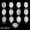 Clear Quartz, variant on MATROOY 13PCS Crystal Witches Runes Stone Set Engraved Rune Symbol Meditation Divination-Amethyst