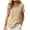 Beige, variant on Tops Women Trendy Casual Short Sleeve Embroidered Summer Shirts Crewneck Boho Dressy Blouses Loose Tunics (Black, M)