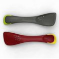 thumbnail image 1 of Utensilio de Cocina 5 en 1 Cuchara Calada + Palet + Cuchillo + Cuchara + Espátula Gris 6, 8 x 30, 3 x 2, 2 cm（Gris + rojo） Sailing Electrónica, 1 of 5