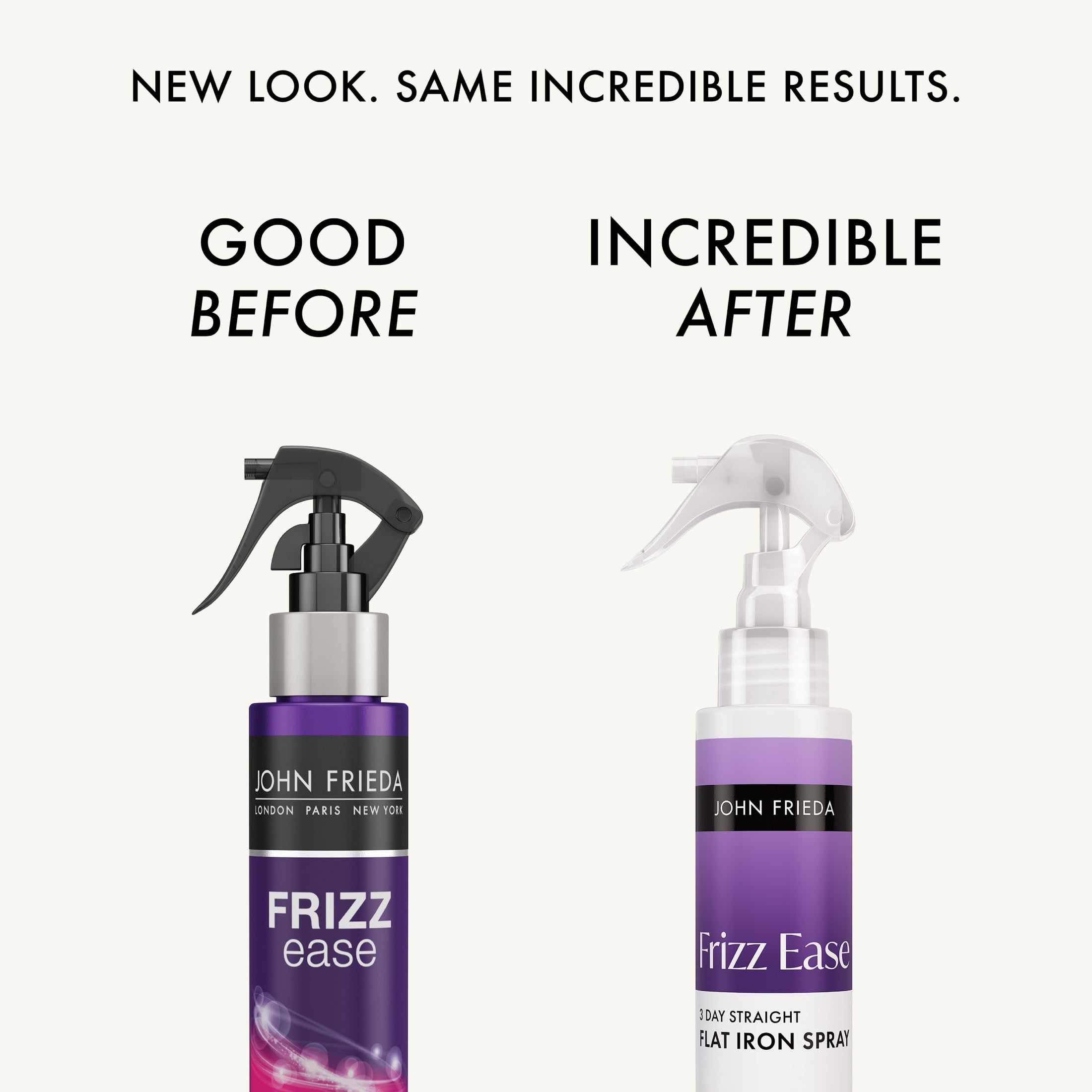 John Frieda Frizz Ease 3 Day Straight Flat Iron Styling Hairspray, Straightening Spray, 3.5 oz