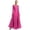 Hot Pink, variant on iiniim Women's Ballroom Modern Dance Big Swing Long Dress Waltz Competition Costume Hot Pink M