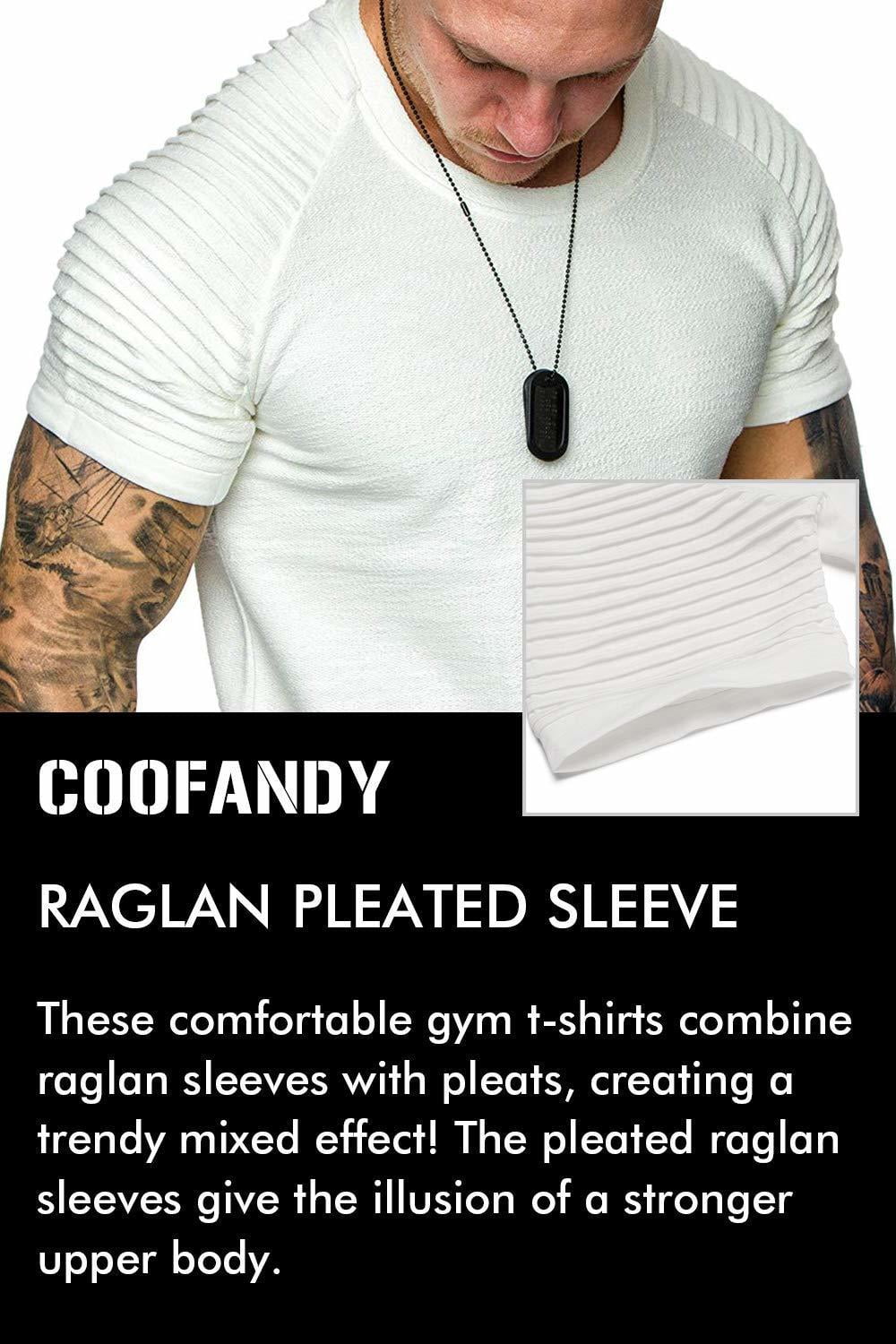 COOFANDY Men's Workout T-Shirt Gym Tee Short Sleeve Bodybuilding Shirt Fashion T Shirts