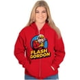 thumbnail image 4 of Flash Gordon Vintage Space Comic Hero Zip Up Hoodie Men's Women's Brisco Brands M, 4 of 6