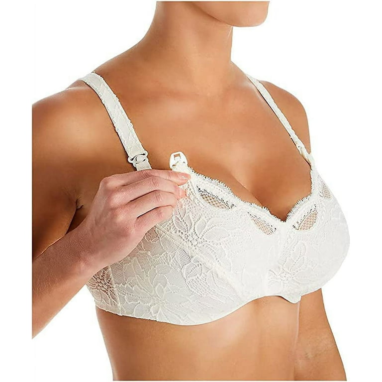 Simone Perele Women's Maternity Bra with Removable Wire, Ivory, 32F 