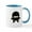 White/Blue Inside, variant on CafePress - HR Ninja Mug - 11 oz Ceramic Mug - Novelty Coffee Tea Cup