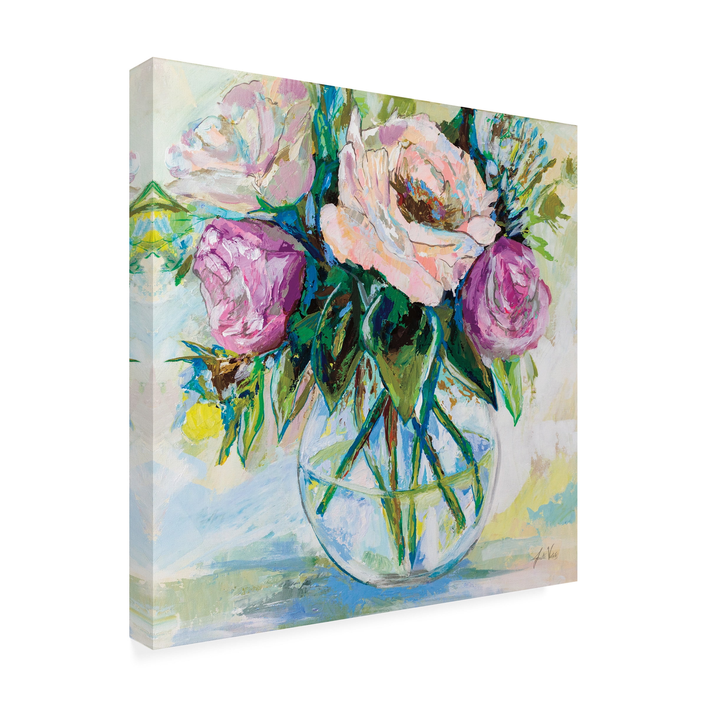 Jeanette Vertentes 'Crystal Clear' Canvas Art