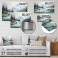 thumbnail image 4 of Designart "Canada Misty Mountain III" Landscapes Metal Wall Decor, 4 of 5