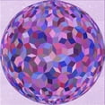 thumbnail image 1 of Ahgly Company Machine Washable Indoor Square Transitional Dark Orchid Purple Area Rugs, 5' Square, 1 of 7