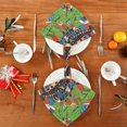 thumbnail image 6 of Iauyy Satin Napkins Set of 1- Summer Music Festival Illustration DIY Printing Decoration Cloth Napkin- Easy Care for Home/Party, 6 of 8