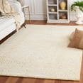 thumbnail image 2 of SAFAVIEH Textural Anabel Geometric Area Rug, Gold/Ivory, 4' x 6', 2 of 7
