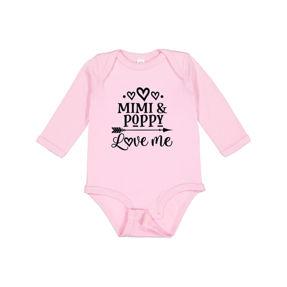 Inktastic Mimi and Poppy Love Me Boys or Girls Long Sleeve Baby Bodysuit