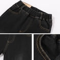 thumbnail image 4 of Children's Jeans Spring Autumn Boys Girls Blank Casual Pants, 4 of 5