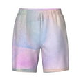 thumbnail image 4 of Lsque Mens Swim Trunks Rainbow Pattern - Bathing Suit Compression Liner - Beach Swim Shorts Swimwear - (S-3XL) - Stretch Quick Dry -Large, 4 of 9