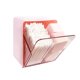 thumbnail image 1 of Botes porta bolas de algodón para almohadillas de hisopos, hilo dental, caja contenedora dispensadora con 2 compartimentos, 1 of 5