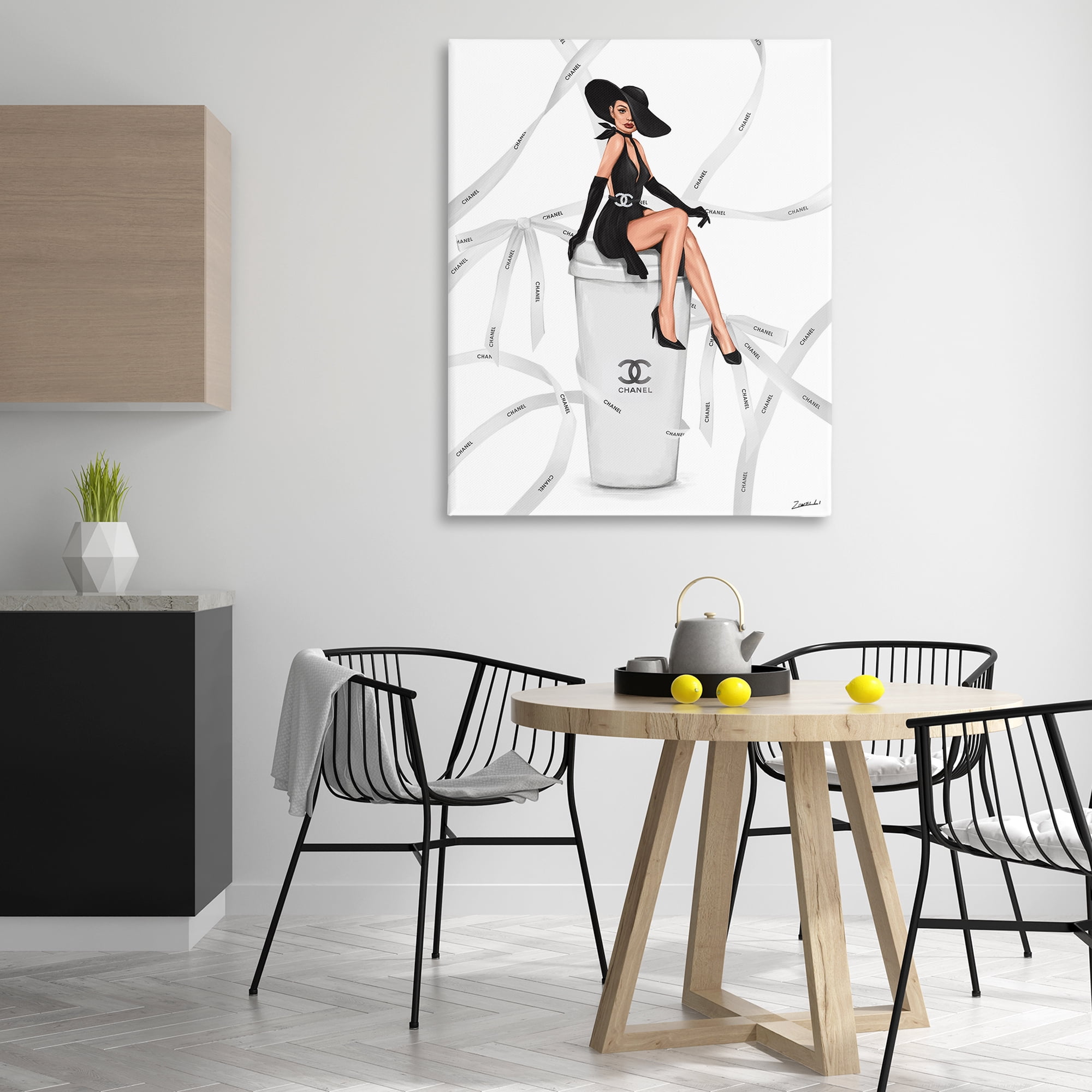 Stupell Industries Luxury Fashion Woman Beauty & Fashion Painting Gallery Wrapped Canvas Art Print Wall Art, 36 x 48