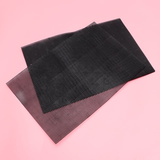 GOOHOCHY 5Pcs Black Plastic DIY Mesh Sheet Durable Cuttable Grid for Multi Purpose Crafting Use