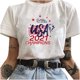 thumbnail image 1 of Blusas sueltas casuales con estampado interesante y cuello redondo para mujer Fridja gope97, 1 of 5
