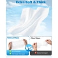 thumbnail image 2 of Travel Size Flushable Wipes, 40 Pack (240 Wipes) 99.5% Mini Water Wet Wipes Flushable Pack with e Vera for Sensitive Skin, Unscented Pocket Wipes for Adults, Travel Cleaning Essentials, 2 of 4