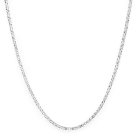 A .925 Sterling Silver 2mm Box Chain, 24