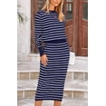 thumbnail image 4 of Conjunto Coordinado PRETTYGARDEN Suéter y Falda a Rayas XL, 4 of 8