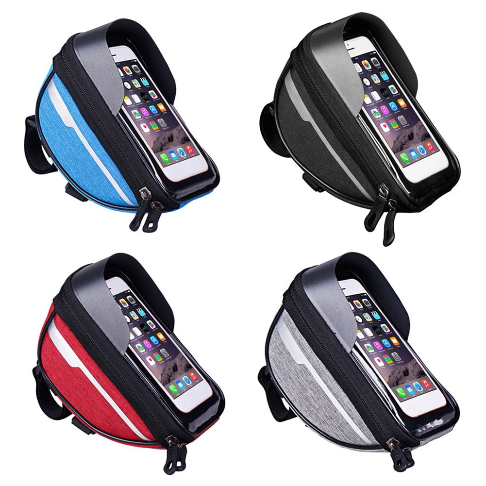 DGROEE Bike Phone Front Frame Bag Bicycle Bag Waterproof Bike Phone Mount Top Tube Bag Bike