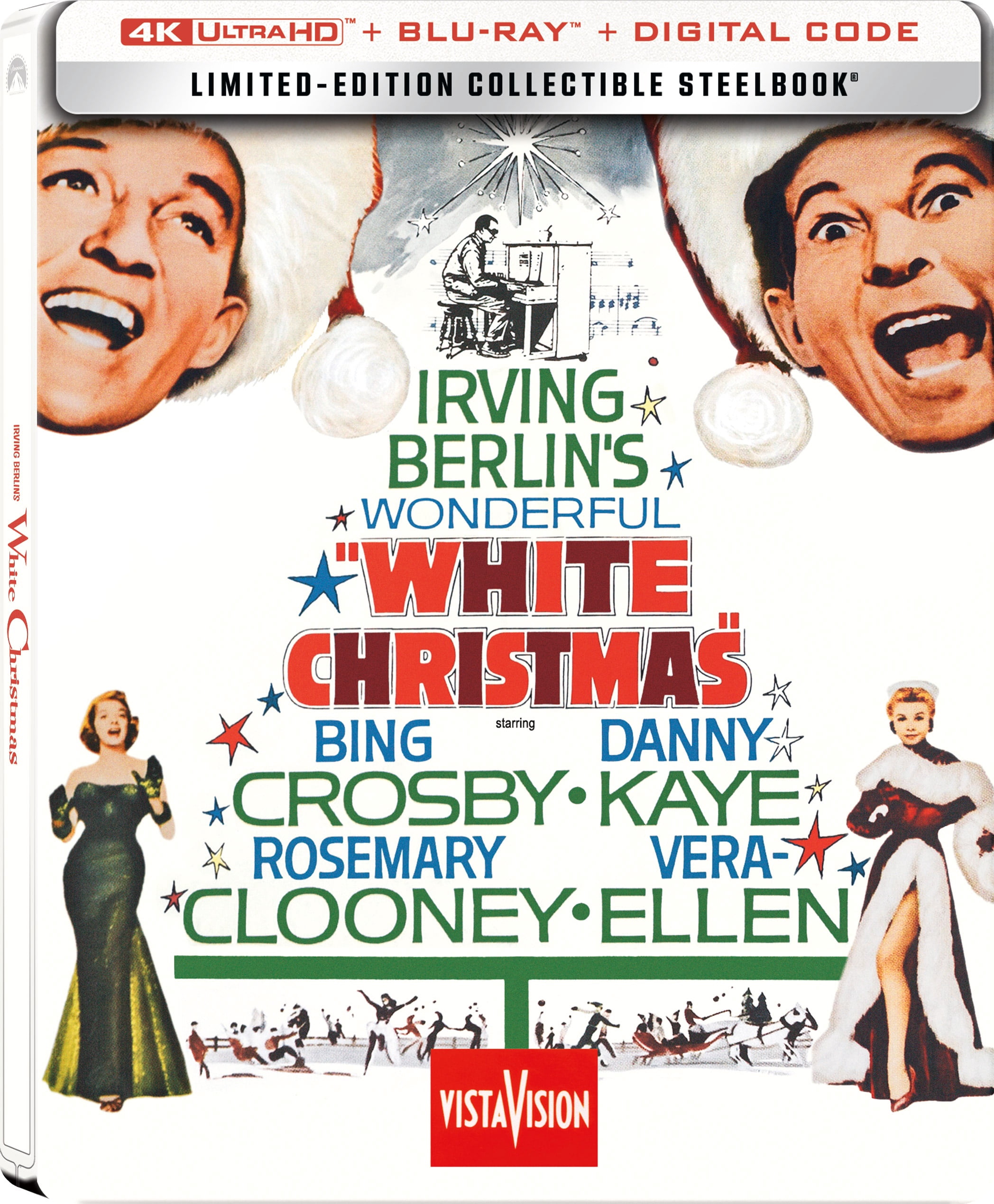 White Christmas (Limited Edition Steelbook) (4K Ultra HD + Blu-ray + Digital Copy) Paramount Pictures Corporation, Comedy