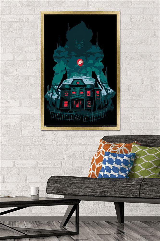 IT - House Wall Poster, 22.375" x 34", Framed