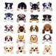 thumbnail image 1 of 20 parches para perros para coser, decoración o reparación, apliques bordados para ropa, mochilas, vaqueros, camisetas, gorras, zapatos, 1 of 5