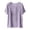 Purple, variant on MEICHEN Women's Fashionable Casual Solid Color Pleated Cotton and Linen Tops Shirts and T Shirts Summer Essentials Tops for Women