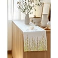 thumbnail image 5 of Table Runner 120 Inches Long for Kitchen Dining, Sage Green Polka Dots Dresser Scarf Farmhouse, Dining Table Decorations for Wedding/Parties, Yellow Watercolor Abstract Art 13 x 120 In, 5 of 8