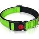 thumbnail image 1 of Collar para Perro, Collar Clásico De Nailon Reflectante Ajustable con Malla Transpirable Acolchada Suave para Perros Medianos, M, Verde, 1 of 5