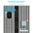 thumbnail image 6 of Magnetic Screen Door,Heavy Duty Door Screen Magnetic Closure Keep Bugs Out,Screen Door Mesh- Pet and Kid Friendly Fits Doors Up To 38” x 82” Door Mesh, 6 of 8