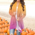 thumbnail image 4 of Vestes de Course pour Femmes à la Mode à Manches Longues Imprimé Floral Cardigan Veste Haut Cardigan Grande Taille en Liquidation, 4 of 6