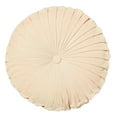 thumbnail image 3 of Fennco Styles Velluto Collection Glamorous Solid Velvet Pintucked 14 x 14 Inch Throw Pillow with Case & Insert, 3 of 32
