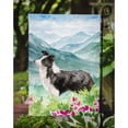 thumbnail image 3 of Carolines Treasures CK1990GF Mountian Flowers Border Collie Flag Garden Size  Small multicolor, 3 of 3
