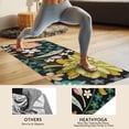 thumbnail image 4 of Pioneer Flower Floral Print Pattern Hot Yoga Mat Towel Non Slip for Hot Yoga - Quick-Drying Yoga Mat Cover with 4 Corner Pockets with Travel Bag - Hot Yoga Towel Non Slip 74"x26", 4 of 6