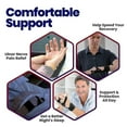 thumbnail image 4 of (Left hand)Metacarpal Finger Splint Hand Brace, Ulnar Gutter Splint Support, 4 of 5