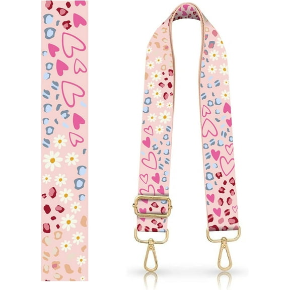 2 Pcs Purse Strap Replacement Crossbody Wide Shoulder Strap Adjustable 1.49 " Colorful DIY