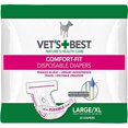 thumbnail image 1 of Pañales para perros Vet's Best Comfort Fit, desechables, para mujer, 30 unidades, 1 of 8